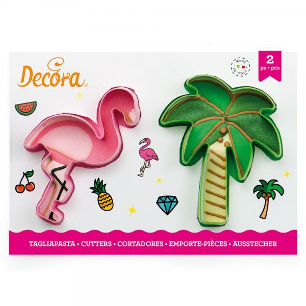 Flamingo og Palme Kageforme