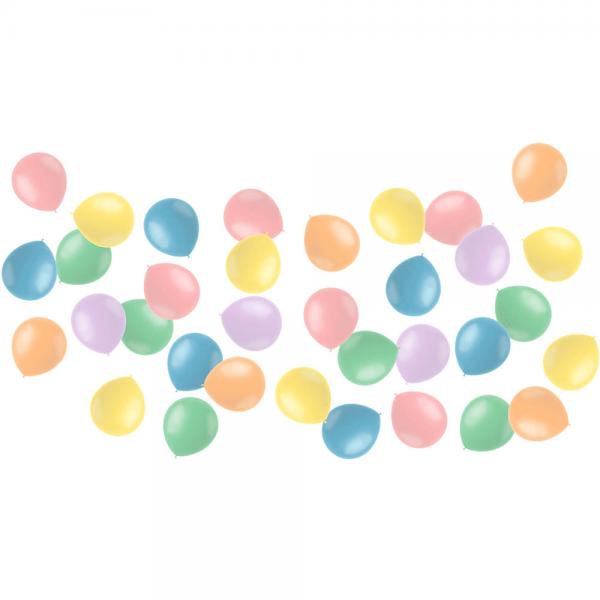 Miniballoner Pastel Mix 50-pak