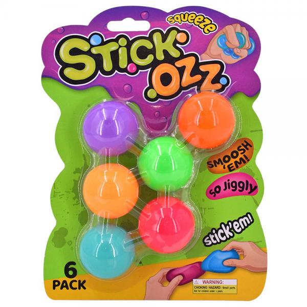 Sticky Stressbolde 6-pak