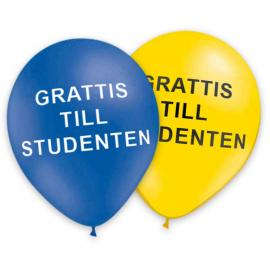 Balloner Grattis Till Studenten 50-pak
