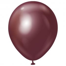 Premium Latexballoner Chrome Burgundy