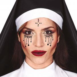 Ansigtsklistermærker Juveler Nonne