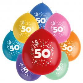 Fødselsdagsballoner 50 år