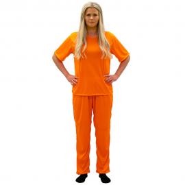 Fængsel Kostume Orange