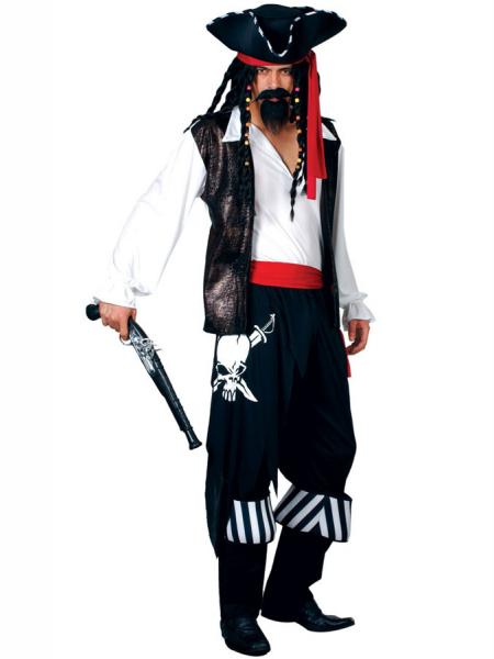 Caribisk Pirat Kostume Deluxe
