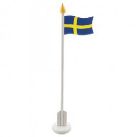 Bordflag Svensk Flag Træ