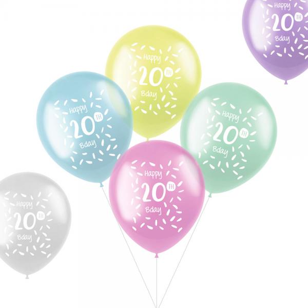Balloner Pastel Happy Bday 20