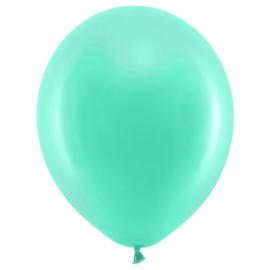 Rainbow Små Latexballoner Pastel Mintgrønne