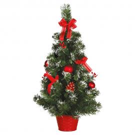 Juletræ i Krukke Rød 60 cm