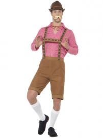 Oktoberfest Lederhosen Kostume Lysebrun