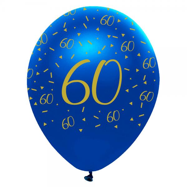 60 r Latexballoner Marinebl