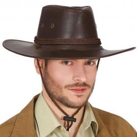 Cowboyhat Mørkebrun