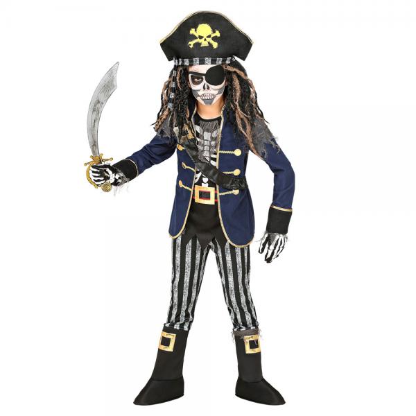 Piratkostume Captain Skeleton Brn