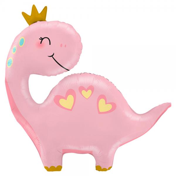 Pink Dinosaur Folieballon