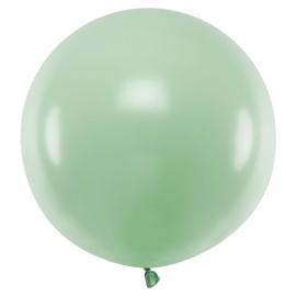 Stor Latexballon Pastel Pistaciegrøn