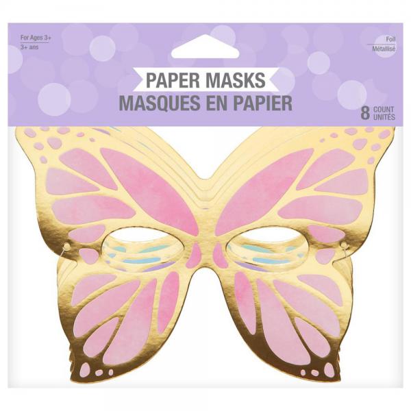 Shimmering Butterfly Papmasker