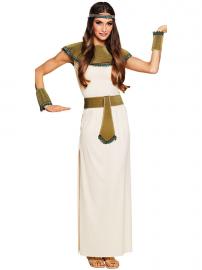 Egyptisk Kjole med Gulddetaljer Kostume