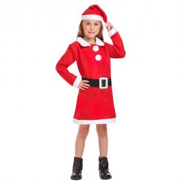 Santa Girl Nissepige Børnekostume