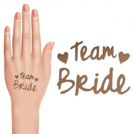 Team Bride Midlertidlige Tatoveringer