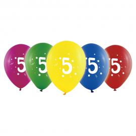 Talballoner 5 Farvemix