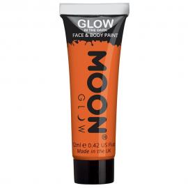 Moon Glow Glow in the Dark Krops- & Ansigtsfarve Orange