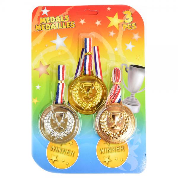 Medaljer Guld/Slv/Bronze