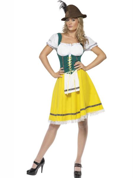 Oktoberfest Tyrolerkjole Kostume