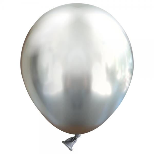 Miniballoner Chrome Slv 100-pak