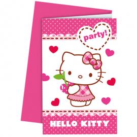 Hello Kitty Invitationskort
