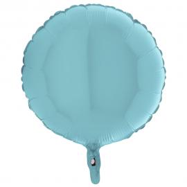 Folieballon Rund Pastel Blå