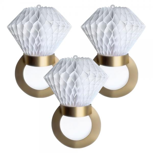 Forlovelsesring Honeycomb Dekoration