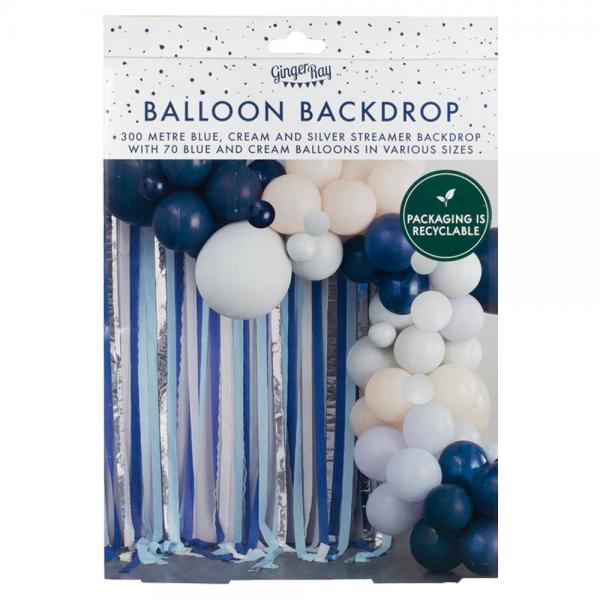 Ballonbue med Serpentine Mix It Up Blue