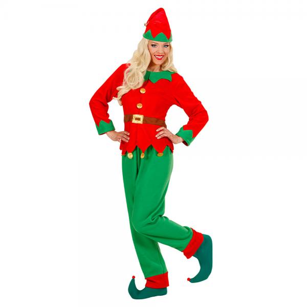 Santas Little Helper Elf Kostume Dame