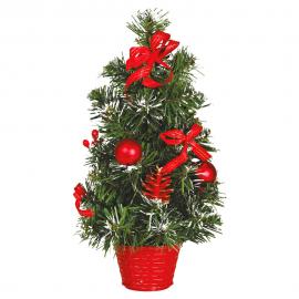 Juletræ i Krukke Rød 40 cm