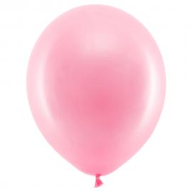 Rainbow Små Latexballoner Pastel Pink