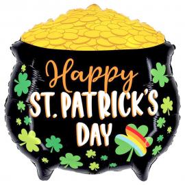 St Patrick's Day Ballon Pot o' Gold