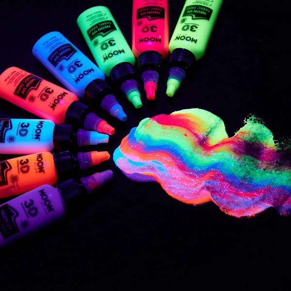 Moon Glow Neon UV Tekstilfarve 30 ml