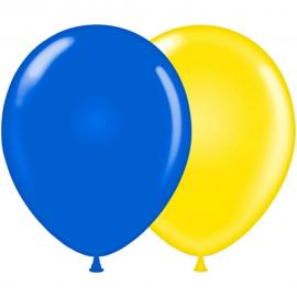 Balloner Blå/Gule 100-pak