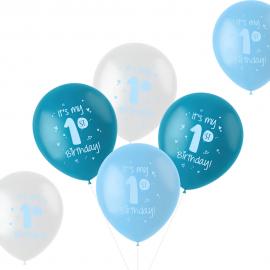 Latexballoner 1st Birthday Blå