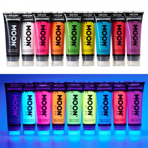 Moon Glow Neon UV Krops- & Ansigtsfarve 75 ml