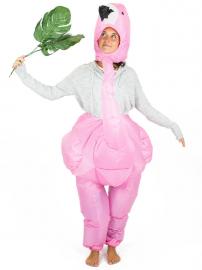 Oppustelig Flamingokostume