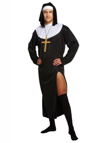Mandlig Nonne Kostume