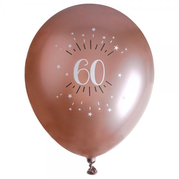 Balloner 60 r Birthday Party Rosaguld