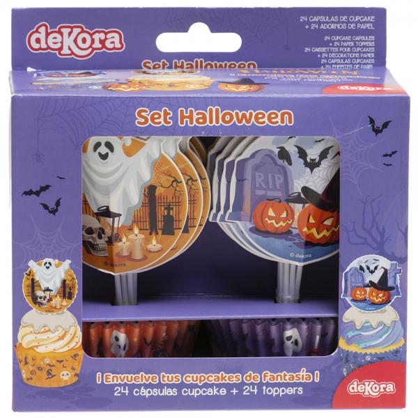 Halloween Cupcakes og Cake Toppers St