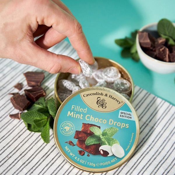 Mint Choco Filled Drops 130g