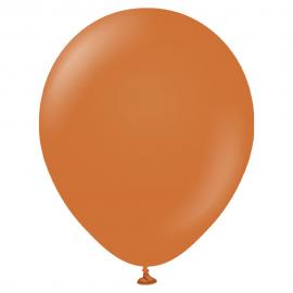Brune Latexballoner Caramel Brown 50-pak
