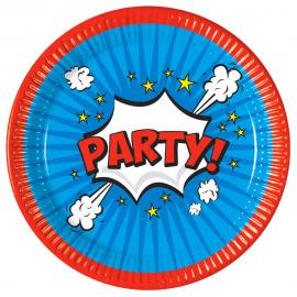 Boom Party Paptallerkener