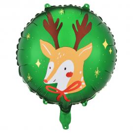 Rund Folieballon Rensdyr
