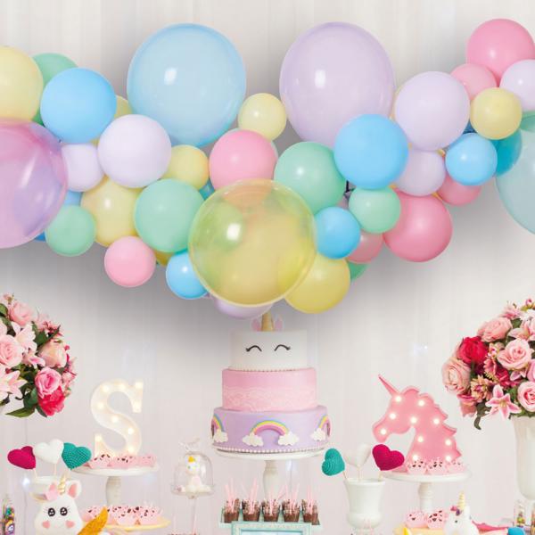 DIY Ballonguirlande Pastel