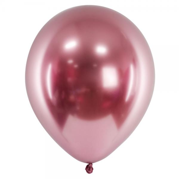 Chrome Latexballoner Pink 50-pak